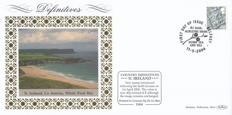 2004 (05) Northern Ireland Country Definitives - Benham D438 - Belfast H/S